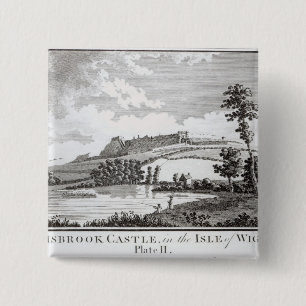 Carisbrook Castle, in the Isle of Wight 2 Inch Square Button