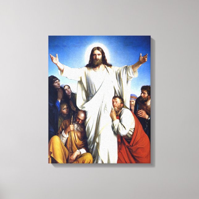 Carl Bloch artwork, Christus Colsulator Canvas Print (Front)