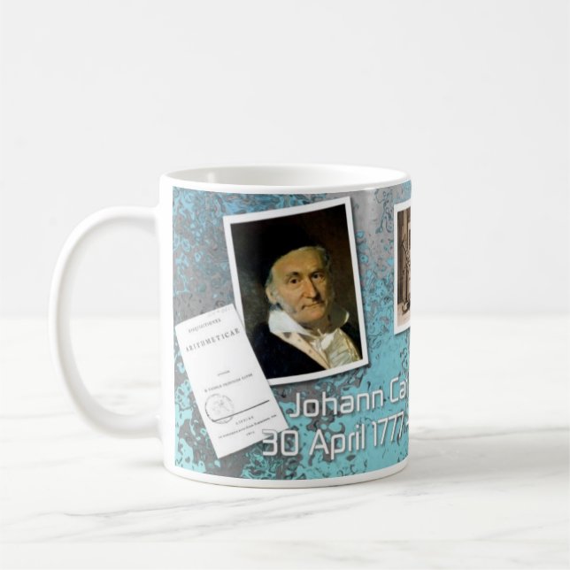Carl F. Gauss Mug for Math Lovers (Left)