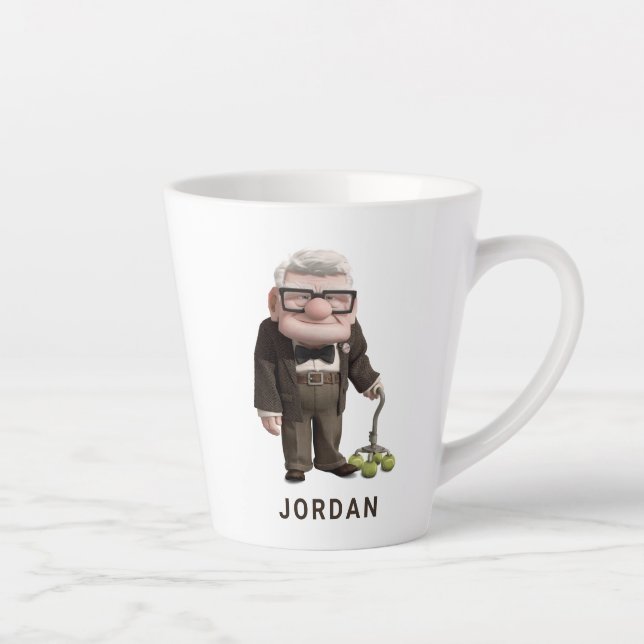 Carl from the Disney Pixar UP Movie 2 Latte Mug (Right)
