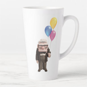 Carl from the Disney Pixar UP Movie Holding Latte Mug