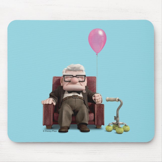 Carl from the Disney Pixar UP Movie Mouse Pad (Front)