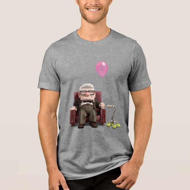Carl from the Disney Pixar UP Movie Tri-Blend Shirt (Front)