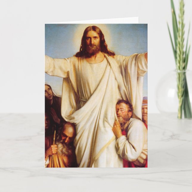 Carl Heinrich Bloch - Consolator Holiday Card (Front)