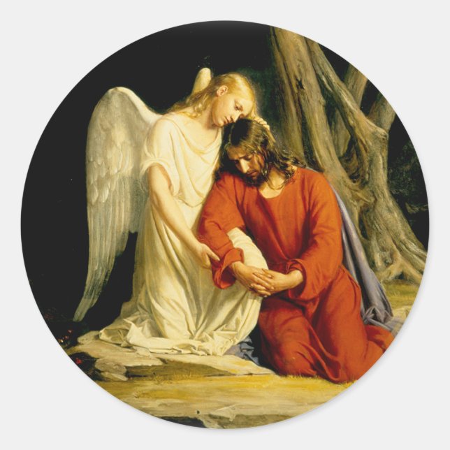 Carl Heinrich Bloch - Gethsemane Classic Round Sticker (Front)