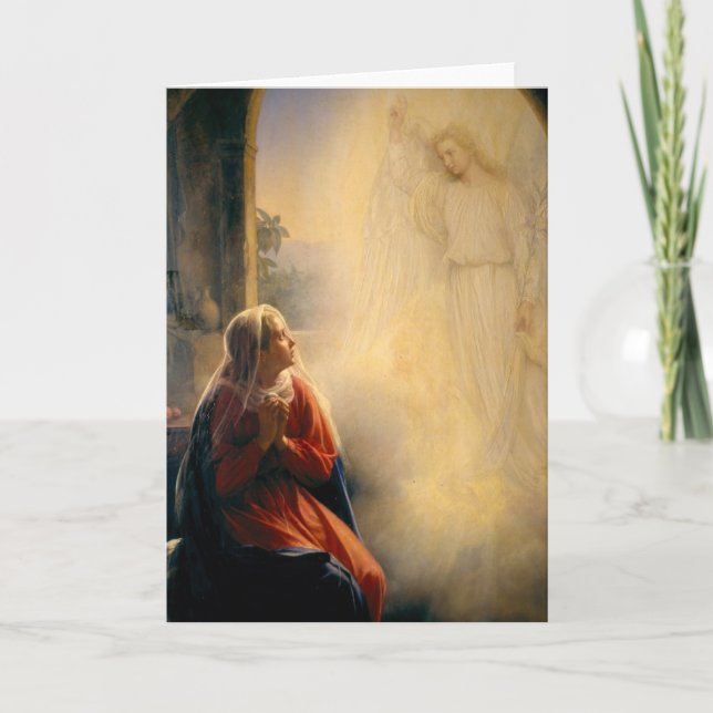 Carl Heinrich Bloch - The Annunciation Holiday Card (Front)