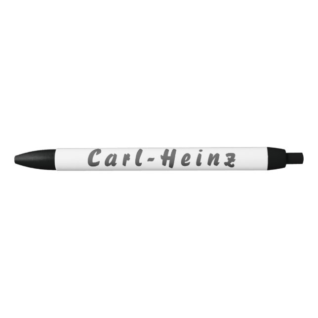 Carl-Heinz Kugelschreiber Black Ink Pen (Front)