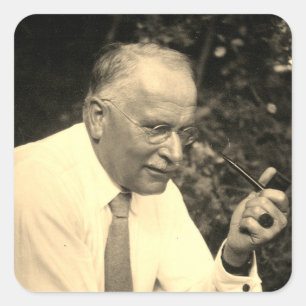 Carl Jung, circa 1935 Square Sticker