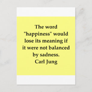 carl jung quote postcard