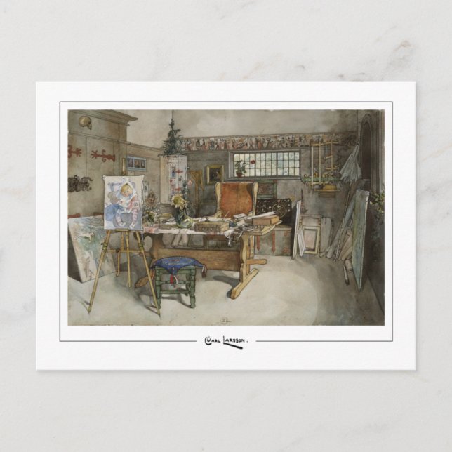 Carl Larsson #125 - Fine Art Postcard (Front)