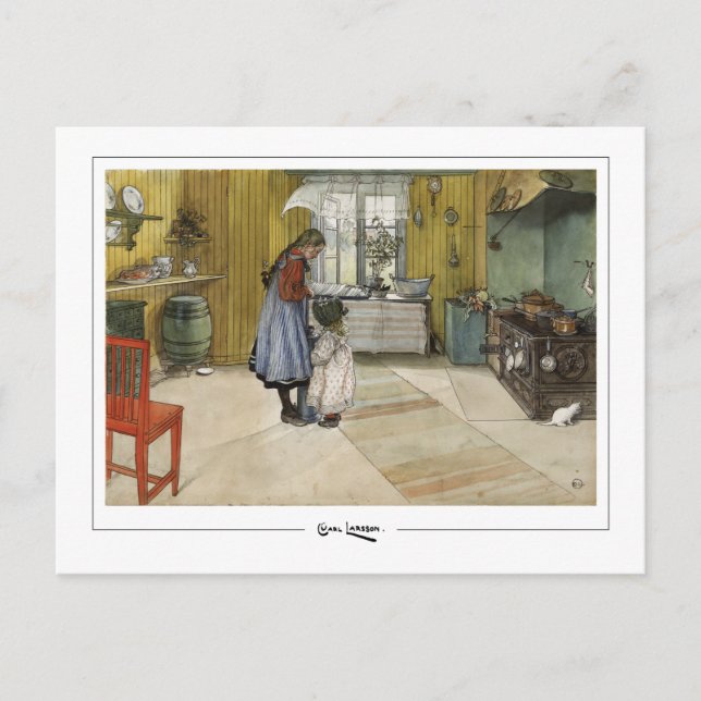 Carl Larsson #373 - Fine Art Postcard (Front)