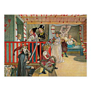 Carl Larsson - A Day of Celebration Poster