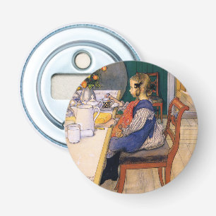 Carl Larsson A Late Riser's Miserable Breakfast Bottle Opener