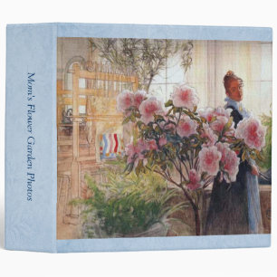 Carl Larsson Azalea Floral Fine Art Customizable Binder