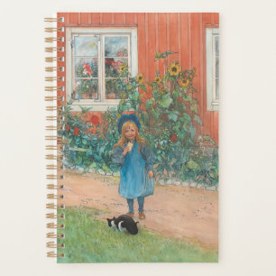 Carl Larsson - Brita With A Cat Planner