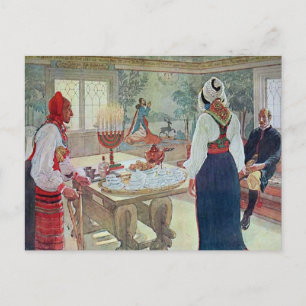 Carl Larsson En Bergman Stuga Postcard