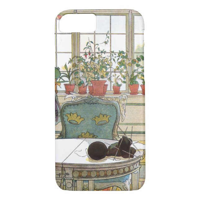 Carl Larsson - Flowers On The Windowsill Case-Mate iPhone Case (Back)