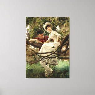 Carl Larsson - Idyll Canvas Print