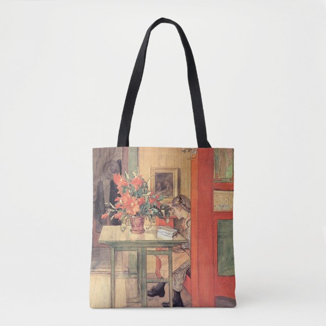 Carl Larsson - Lisbeth Reading Tote Bag (Front)