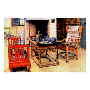 Carl Larsson - Peek-a-Boo Poster