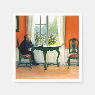 Carl Larsson - Required Reading Napkin