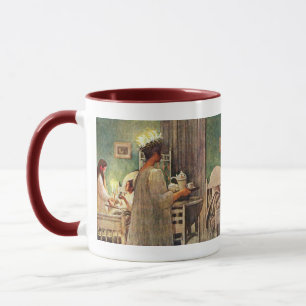 Carl Larsson Scandinavian Christmas Lucia Mug