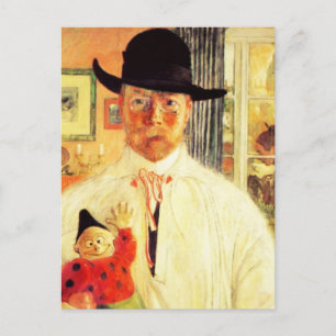 Carl Larsson Self Recognition Postcard