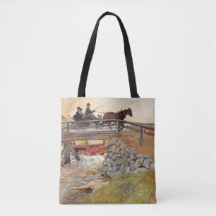 Carl Larsson - The Bridge Tote Bag