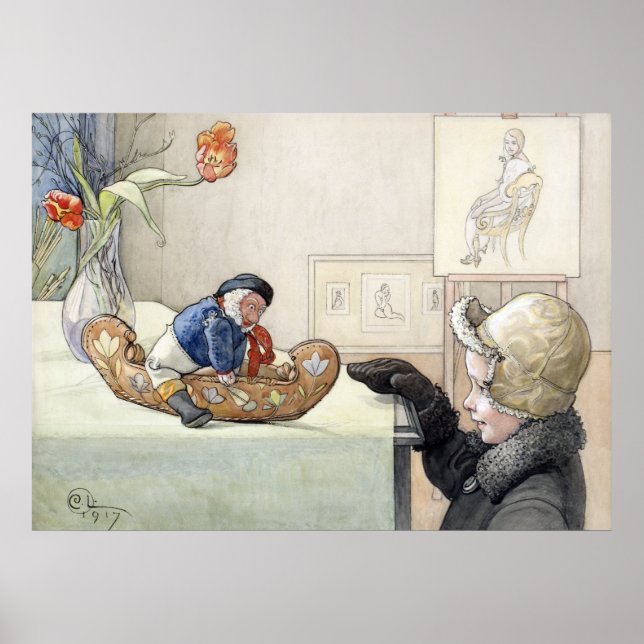 Carl Larsson The Funny Fellow 1917 Poster (Front)