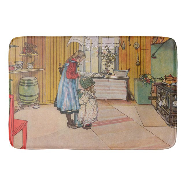 Carl Larsson The Kitchen Bath Mat (Front)