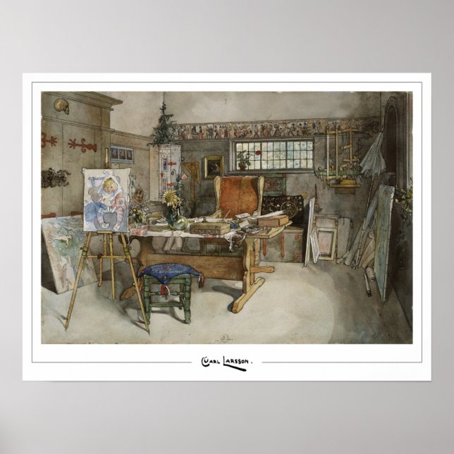 Carl Larsson Zedign Affiche artistique #125 (Devant)