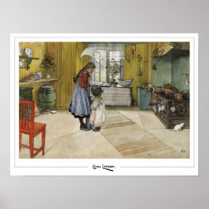 Carl Larsson Zedign Affiche artistique #373