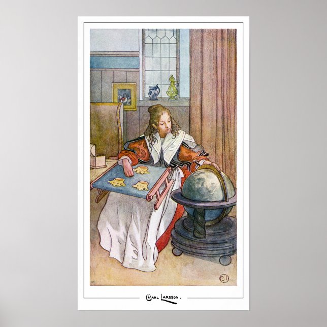 Carl Larsson Zedign Art Poster #47 (Front)
