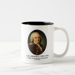 Carl Linnaeus Father Of Modern Taxonomy Two-Tone Coffee Mug