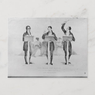 Carl Maria von Weber  at Covent Garden Theatre Postcard