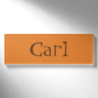 Carl Name Tag