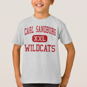 Carl Sandburg - Wildcats - Rolling Meadows T-Shirt