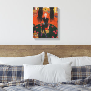 Carl Van Vechten by Florine Stettheimer Canvas Print