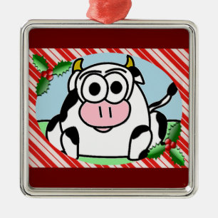 Carla Cow Christmas Ornament
