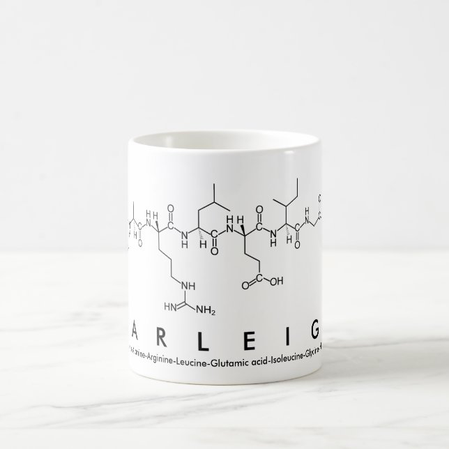 Carleigh peptide name mug (Center)