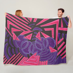 Carlen's JukeBox Fleece Blanket