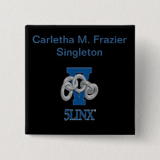 Carletha M. Frazier Singleton Name Badge Pin