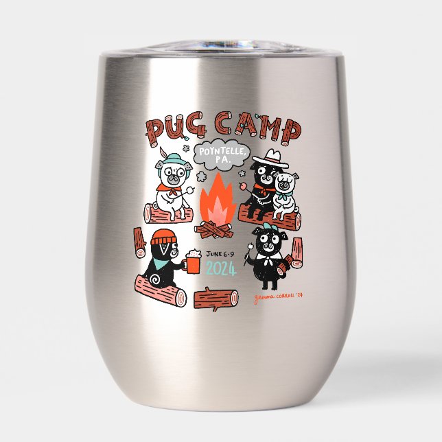 Carlin Camp 2024 Stainless Steel Wine Tumbler (Avant)