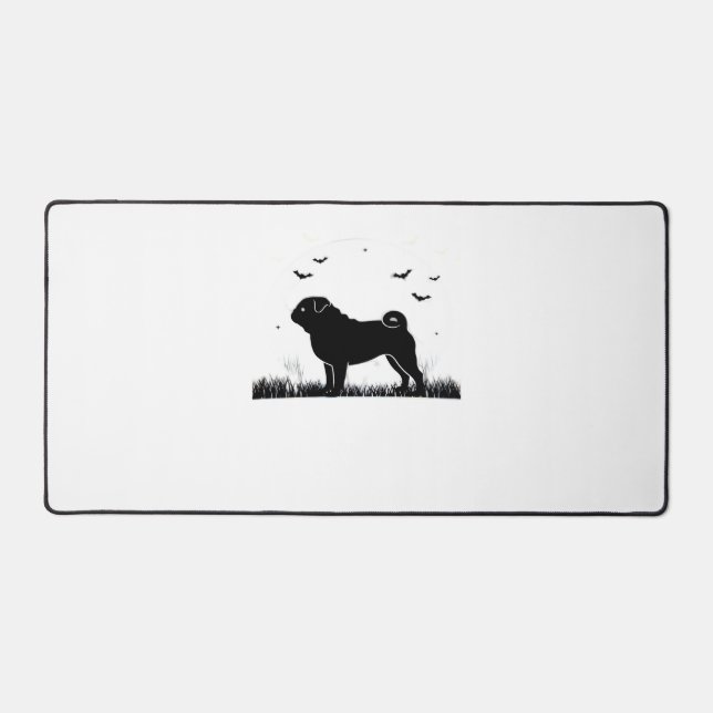 Carlin Chien - Halloween Lune Silhouette Classique (Recto)