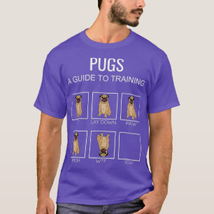Carlin Chien Tshirt Funky Guide to Dog Training Ca