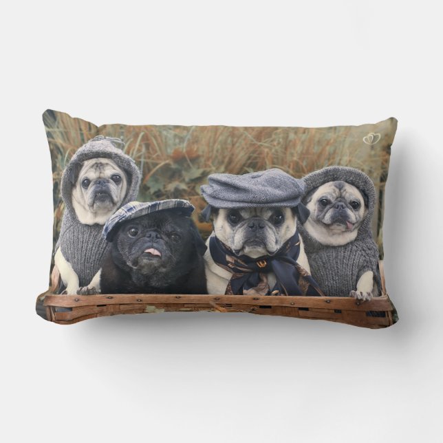 Carlin d'automne Coussin (Recto)