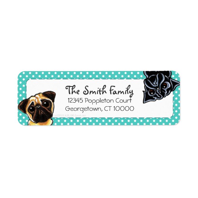 Carlin de Carlin noir vers le haut points Turquois (Devant)