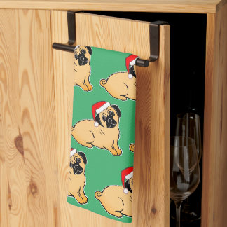 Carlin de Noël Motif serviette de cuisine