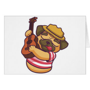 carlin jouant de la guitare