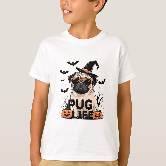 Carlin Life - Amusant Dog Lover T-Shirt Design 🐶  (Devant)